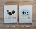 BoxNotes W/2Designs: Rooster & Milk Cow