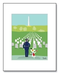 Arlington National Cemetery Art, Arlington National Cemetery Illustration, Arlington National Cemetery Illustrations, Veteran Gifts, Veteran Dog Lovers, Arlington National Cemetery Soldier,