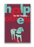 12 Ways to Be Happy...Help Others, Fridge Magnet