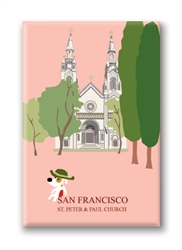SF: St. Peter & Paul Church: Fridge Magnet (NEW) (1 QT)