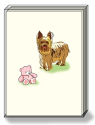 Yorkshire Terrier Note Cards