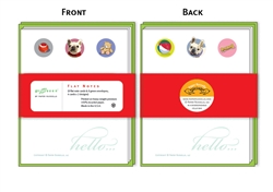 French Bulldog White Flat Notes