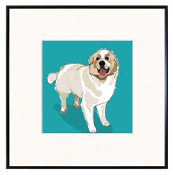 Great Pyrenees Framed Print