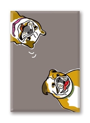 English Bulldogs Fridge Magnet