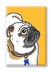 Pug Fridge Magnet