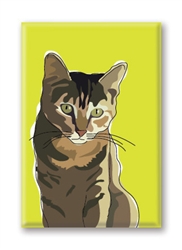 Cat, Tabby Fridge Magnet