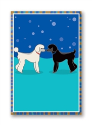 Poodles, Kissing Fridge Magnet