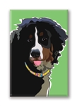Bernese Mountain Dog Fridge Magnet