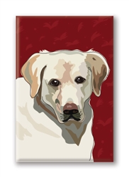 Labrador, Yellow Fridge Magnet