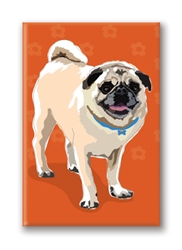 Pug Fridge Magnet