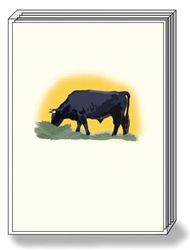 Cow Note Cards
