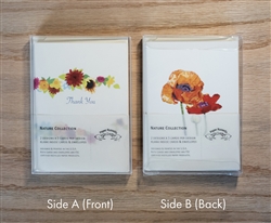 BoxNotes W/2Designs: Flowers & Poppies