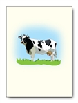 Holstein Cow Card