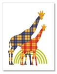 Two Giraffes Card