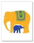 Two Elephants Card