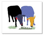 Two Cows Card