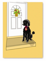 Poodle Greeting Card