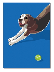 Beagle Get Well Card