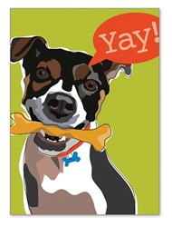 Jack Russell Terrier Congratulations Card
