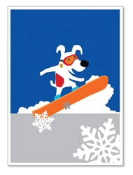 Note Card: Snow boarding Up (1 card)