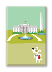 DC: White House: Fridge Magnet (1 QT)
