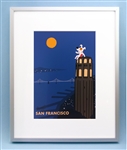 Rocket on Coit Tower, Coit Tower Art, Coit Tower Art Picture, San Francisco Art